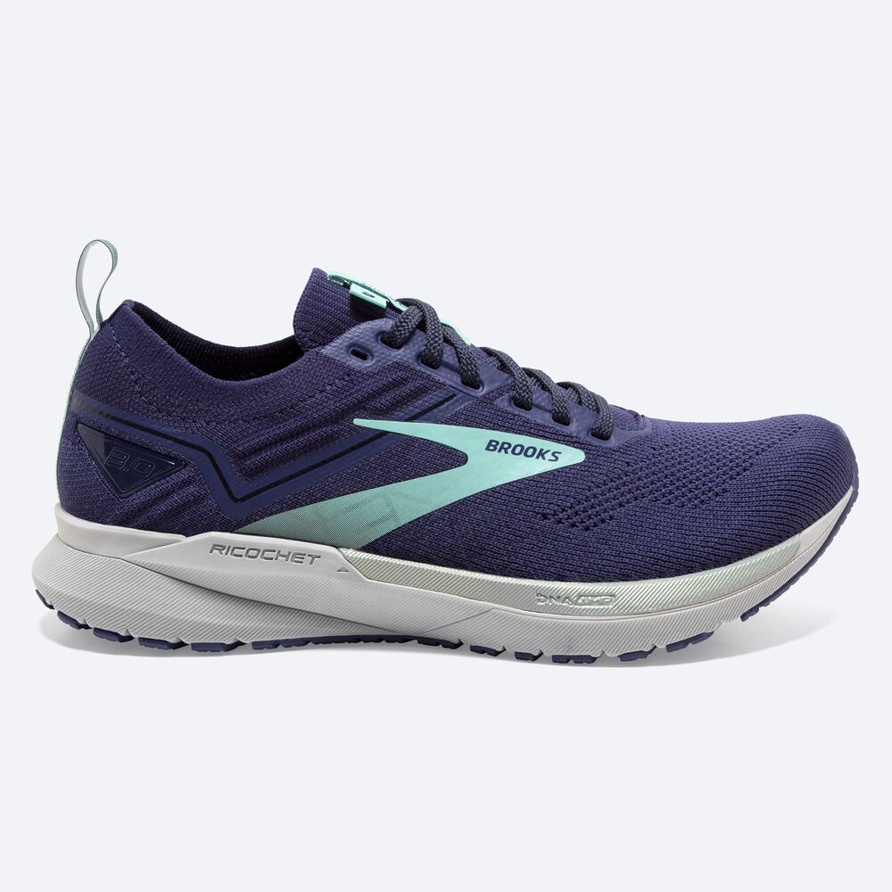 Zapatillas Running Brooks Ricochet 3 Mujer Azul Marino/Azules | CR25048