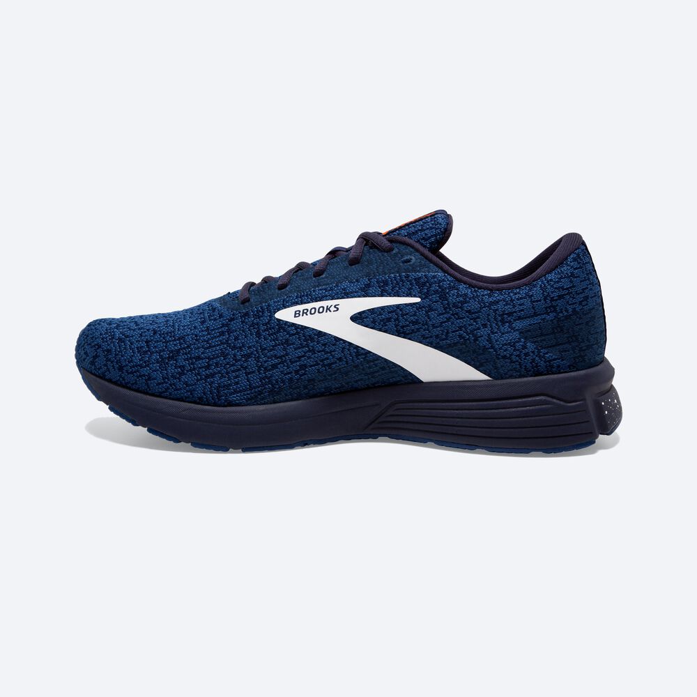 Zapatillas Running Brooks Signal 3 Hombre Azul Marino/Naranjas/Blancas | CR06178