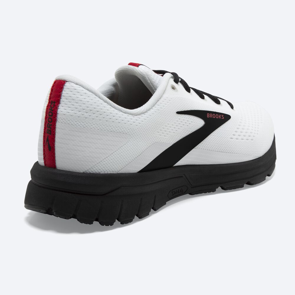 Zapatillas Running Brooks Signal 3 Hombre Blancas/Negras/Rojas | CR90538