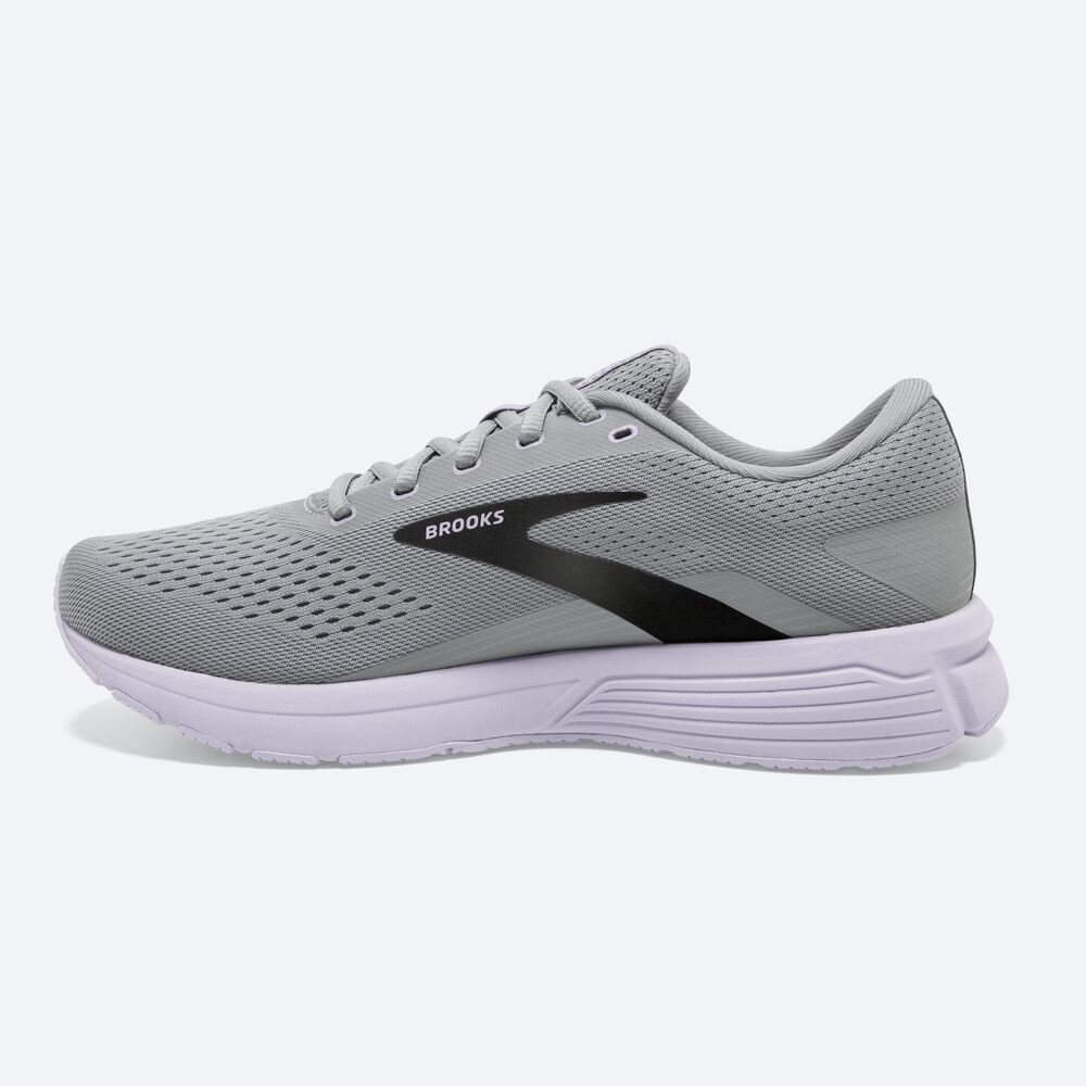 Zapatillas Running Brooks Signal 3 Mujer Gris/Lavanda Azules/Metal Negras | CR56214