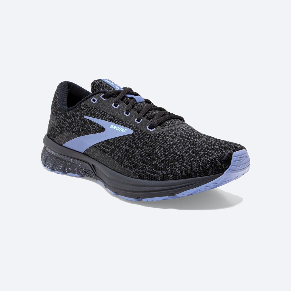 Zapatillas Running Brooks Signal 3 Mujer Negras/Moradas | CR97846