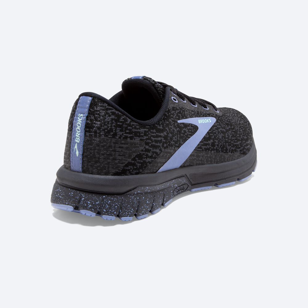 Zapatillas Running Brooks Signal 3 Mujer Negras/Moradas | CR97846