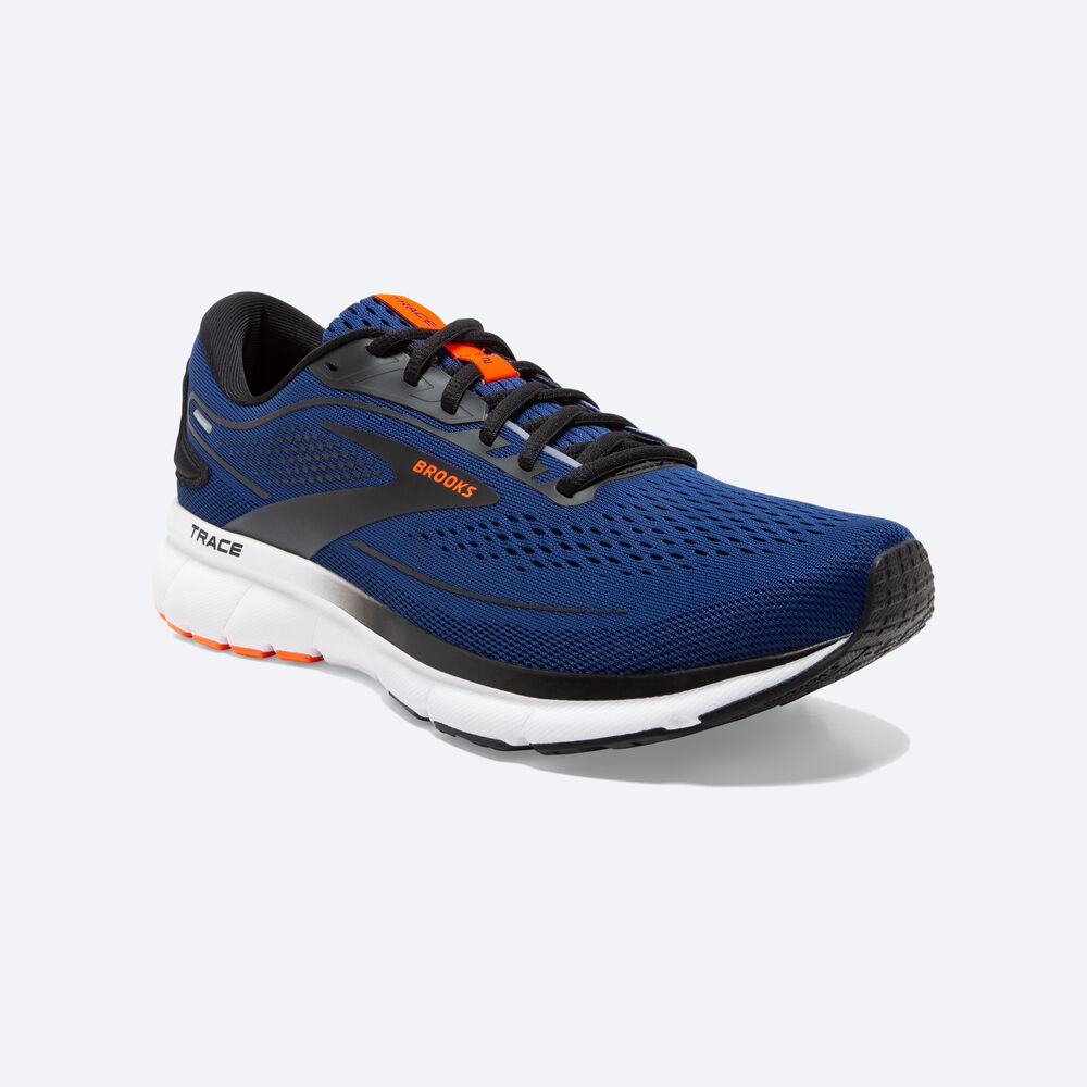 Zapatillas Running Brooks Trace 2 Hombre Azules/Negras/Blancas | CR01734