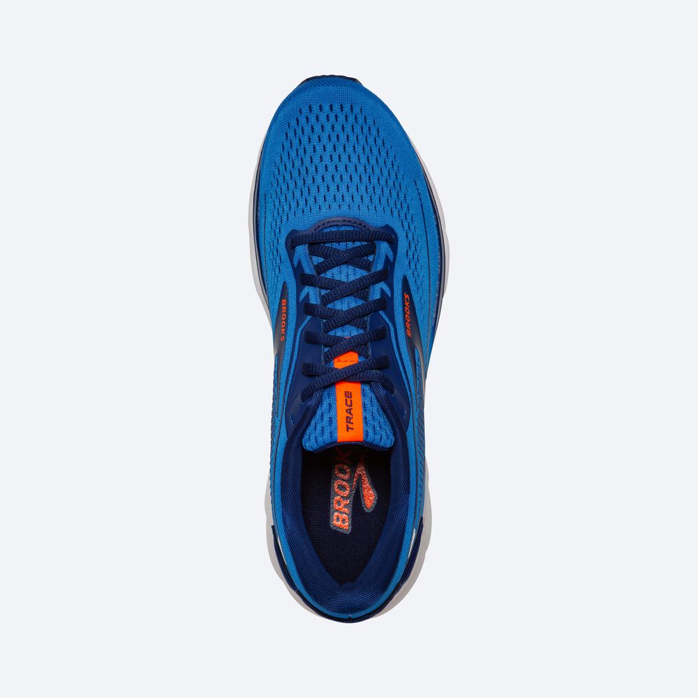 Zapatillas Running Brooks Trace 2 Hombre Azules/Azules/Naranjas | CR08673