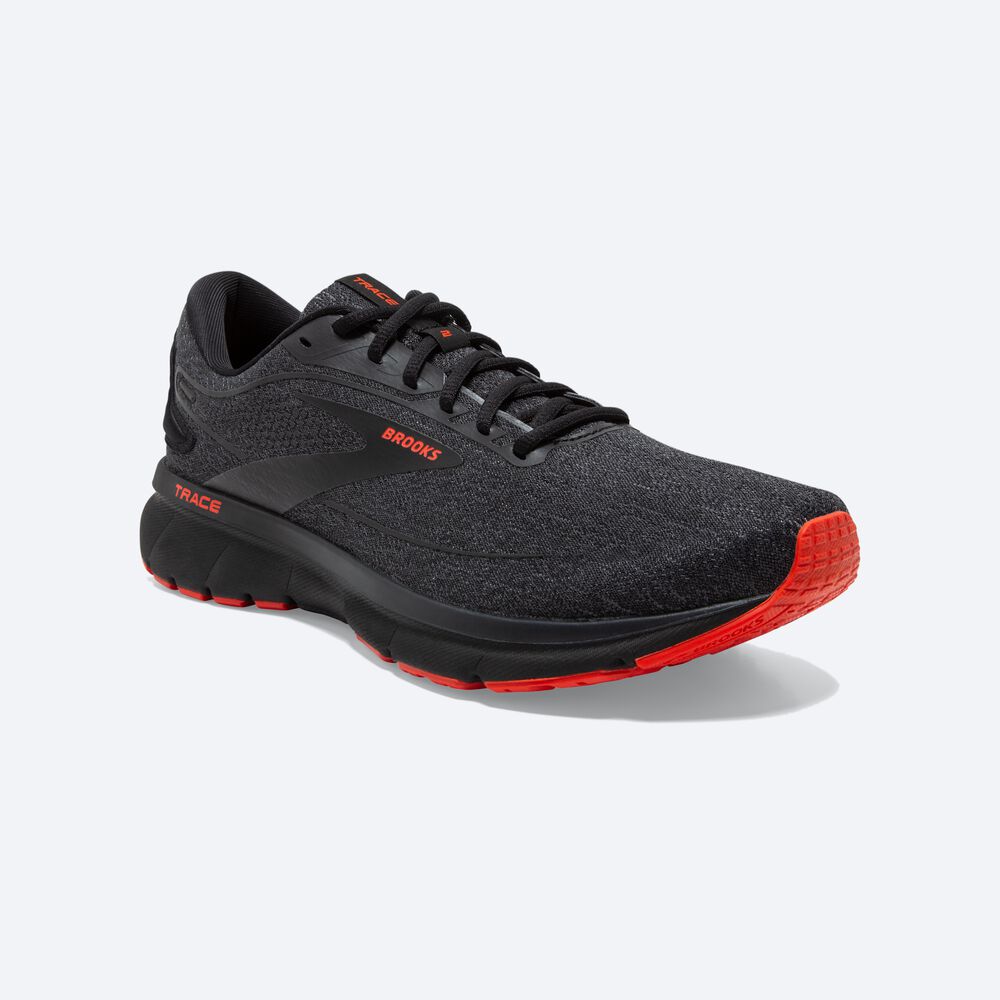 Zapatillas Running Brooks Trace 2 Hombre Negras/Rosas | CR54832