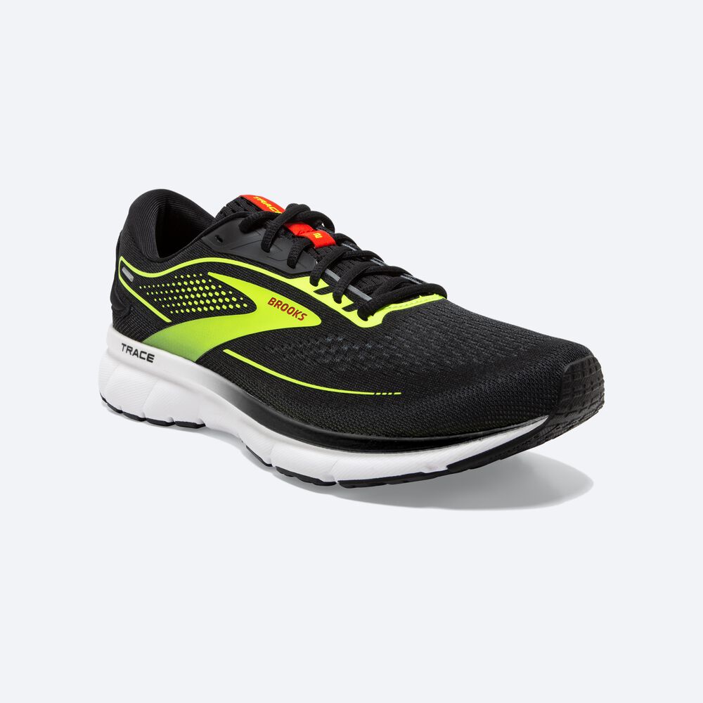 Zapatillas Running Brooks Trace 2 Hombre Negras/Gris | CR71468