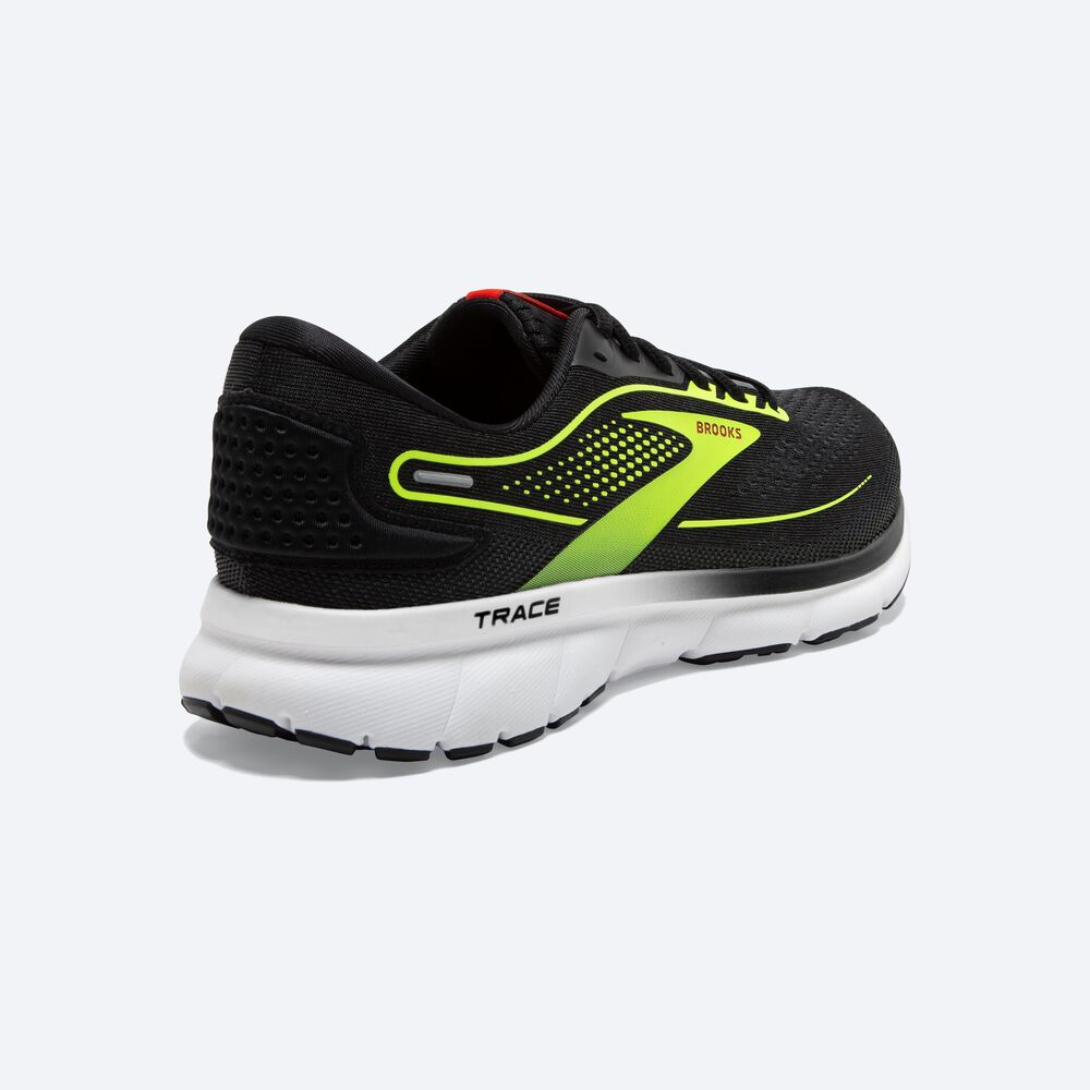 Zapatillas Running Brooks Trace 2 Hombre Negras/Gris | CR71468