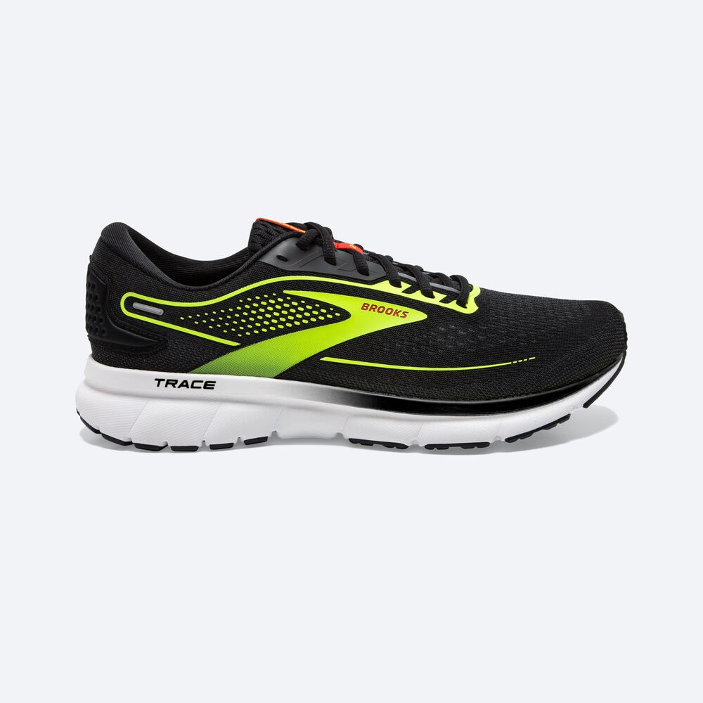 Zapatillas Running Brooks Trace 2 Hombre Negras/Gris | CR71468