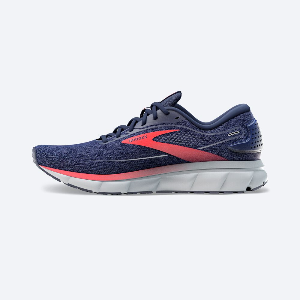 Zapatillas Running Brooks Trace 2 Hombre Azul Marino/Gris/Rojas | CR84593