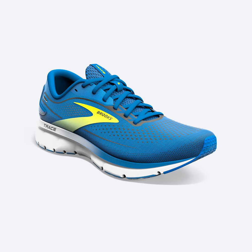 Zapatillas Running Brooks Trace 2 Hombre Azules/Blancas | CR84961