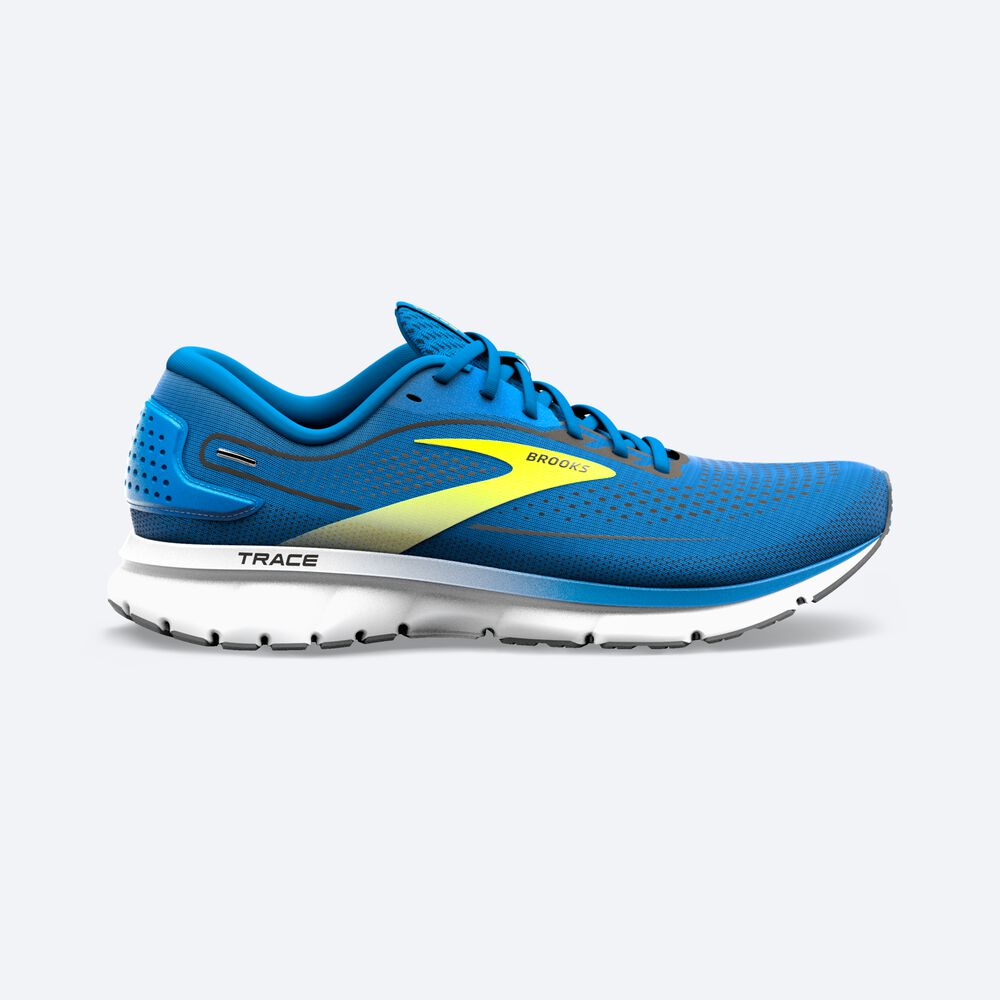 Zapatillas Running Brooks Trace 2 Hombre Azules/Blancas | CR84961