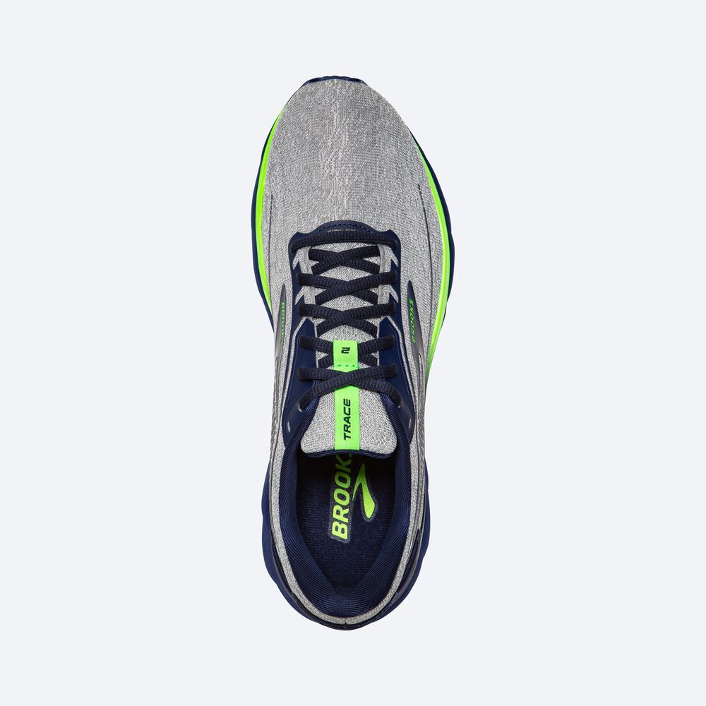 Zapatillas Running Brooks Trace 2 Hombre Gris/Azules/Verde | CR93247