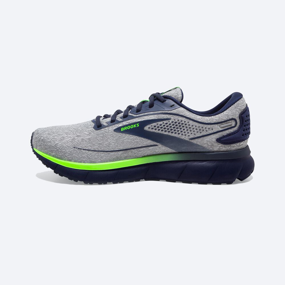 Zapatillas Running Brooks Trace 2 Hombre Gris/Azules/Verde | CR93247