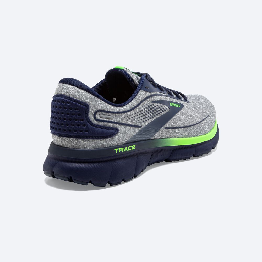 Zapatillas Running Brooks Trace 2 Hombre Gris/Azules/Verde | CR93247