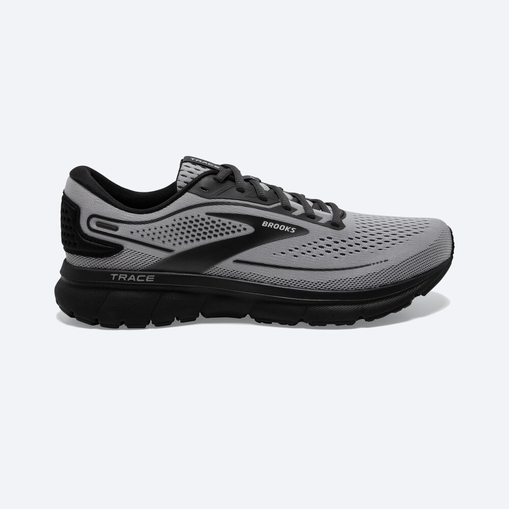 Zapatillas Running Brooks Trace 2 Hombre Gris/Negras | CR97415