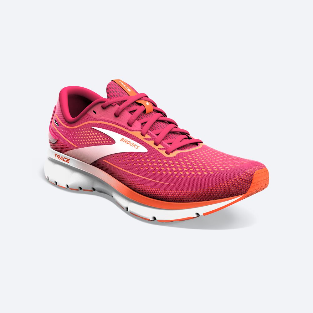 Zapatillas Running Brooks Trace 2 Mujer Rojas/Rosas | CR18596