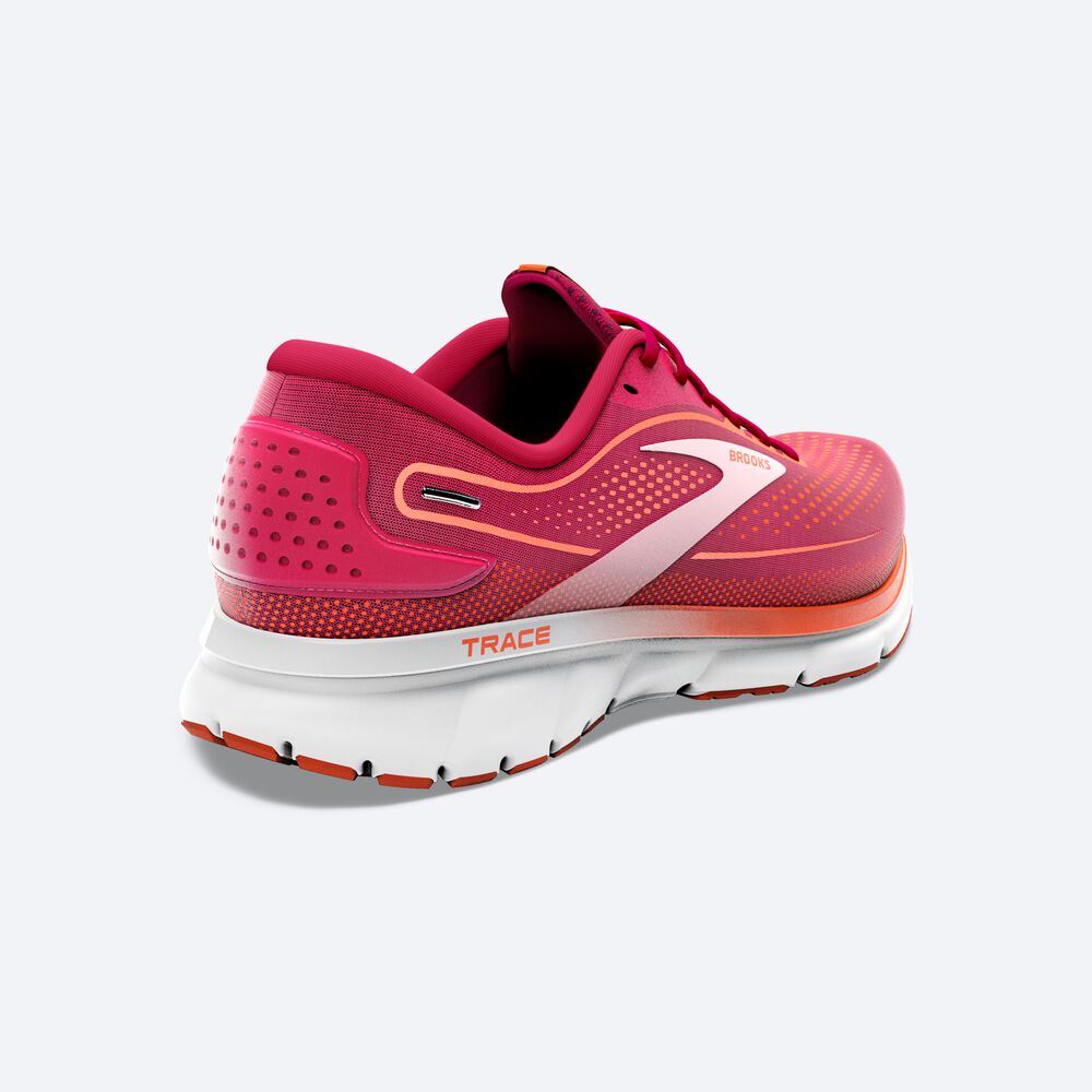 Zapatillas Running Brooks Trace 2 Mujer Rojas/Rosas | CR18596