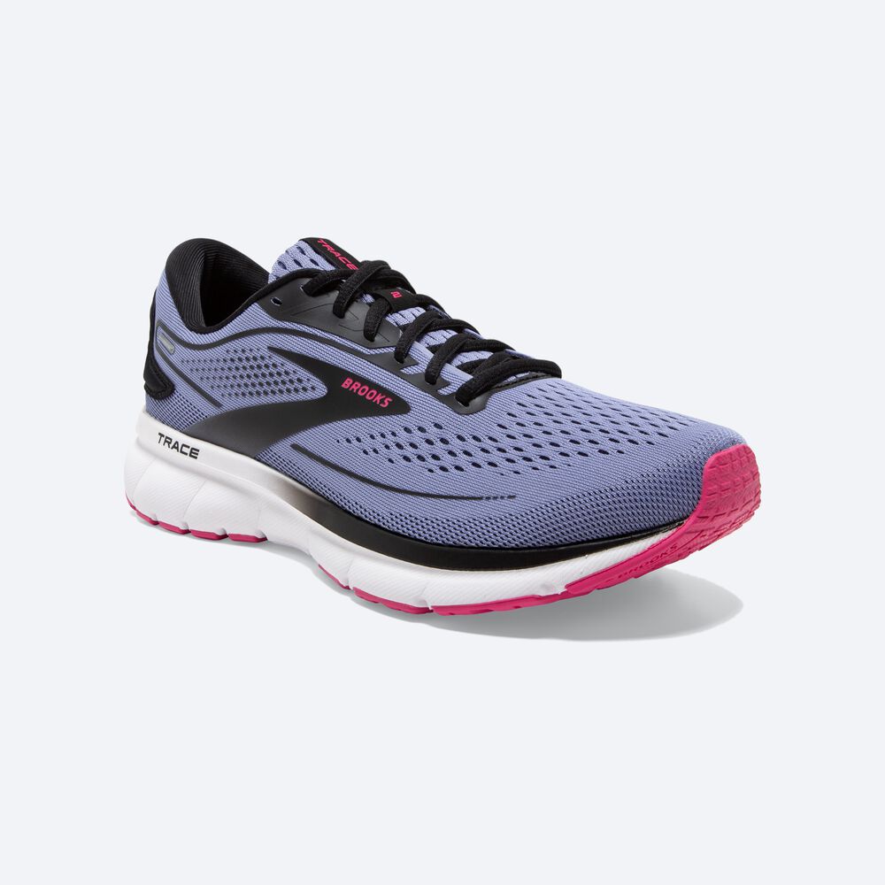 Zapatillas Running Brooks Trace 2 Mujer Moradas/Negras/Rosas | CR26837