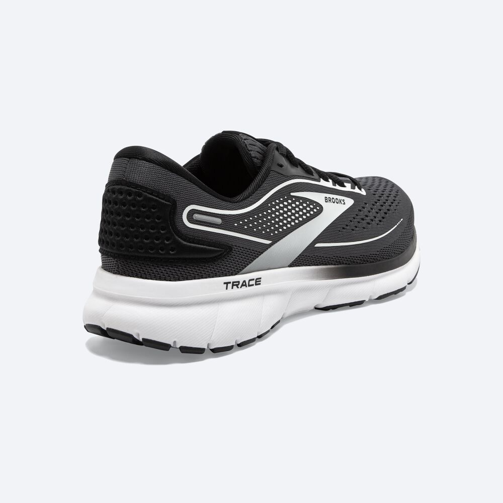 Zapatillas Running Brooks Trace 2 Mujer Negras/Blancas | CR34218