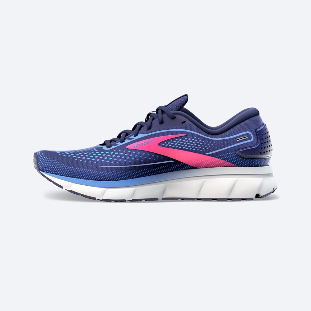 Zapatillas Running Brooks Trace 2 Mujer Azul Marino/Azules/Rosas | CR34807