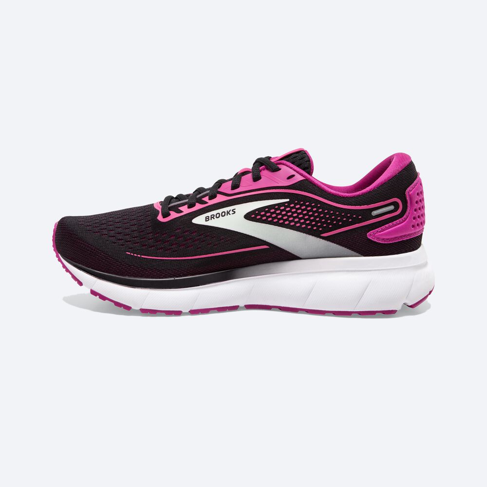 Zapatillas Running Brooks Trace 2 Mujer Negras/Fucsia/Rosas | CR36015