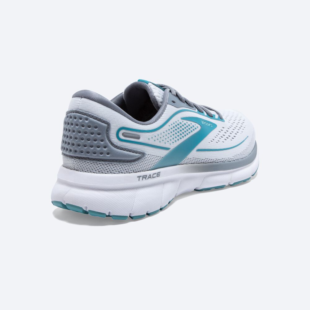 Zapatillas Running Brooks Trace 2 Mujer Blancas/Gris | CR36925