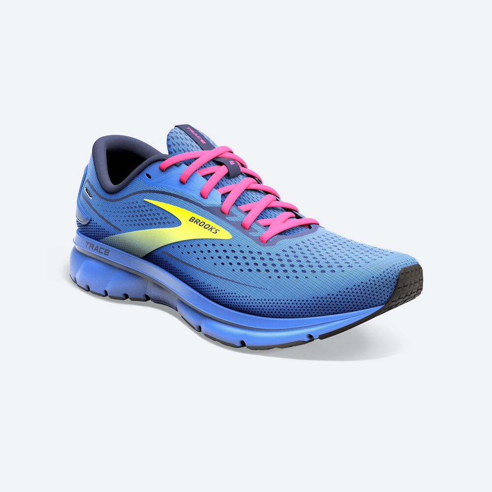 Zapatillas Running Brooks Trace 2 Mujer Azules/Rosas | CR64815