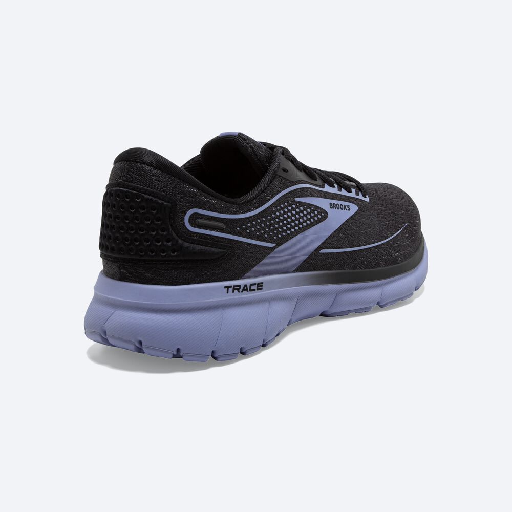 Zapatillas Running Brooks Trace 2 Mujer Negras/Moradas | CR65319