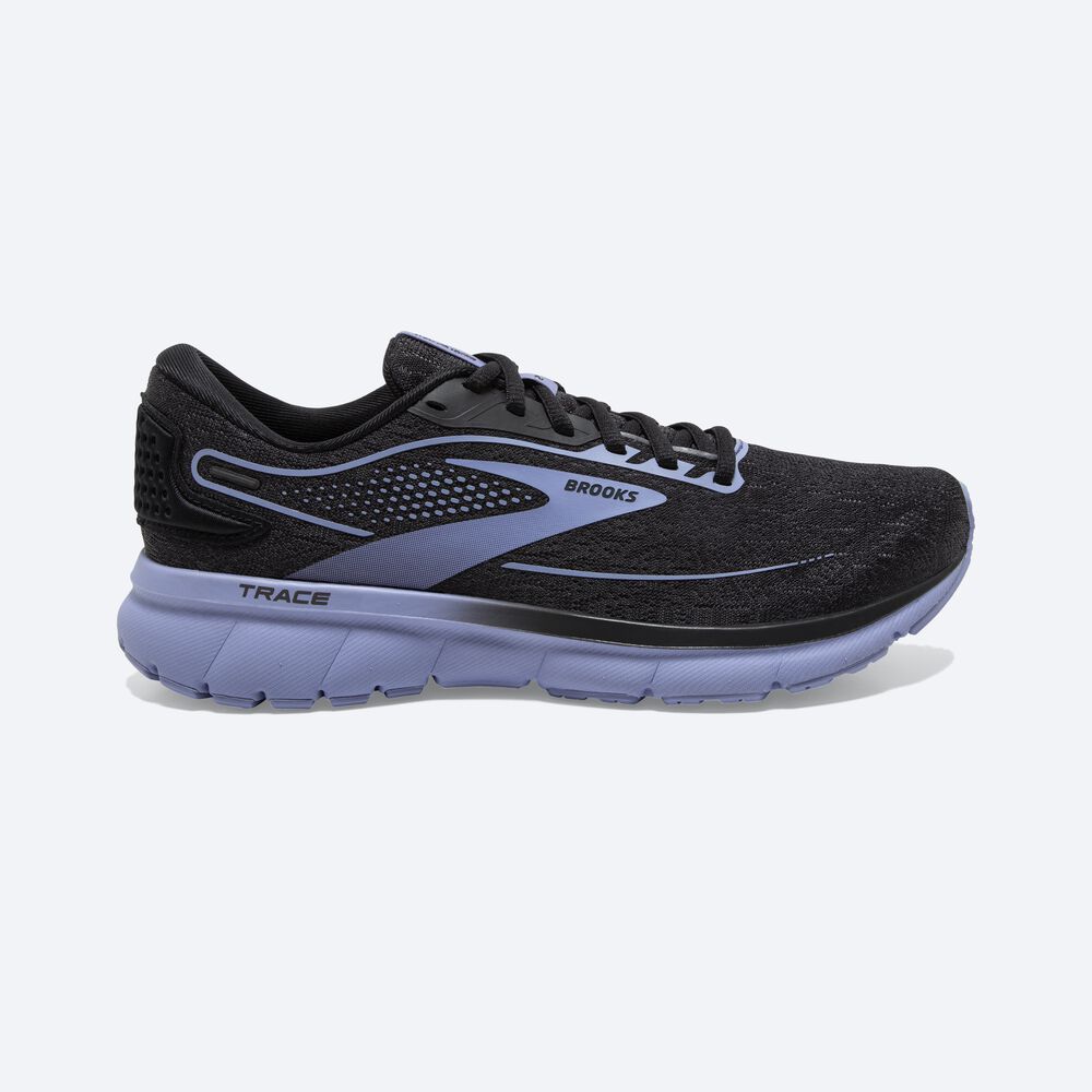 Zapatillas Running Brooks Trace 2 Mujer Negras/Moradas | CR65319