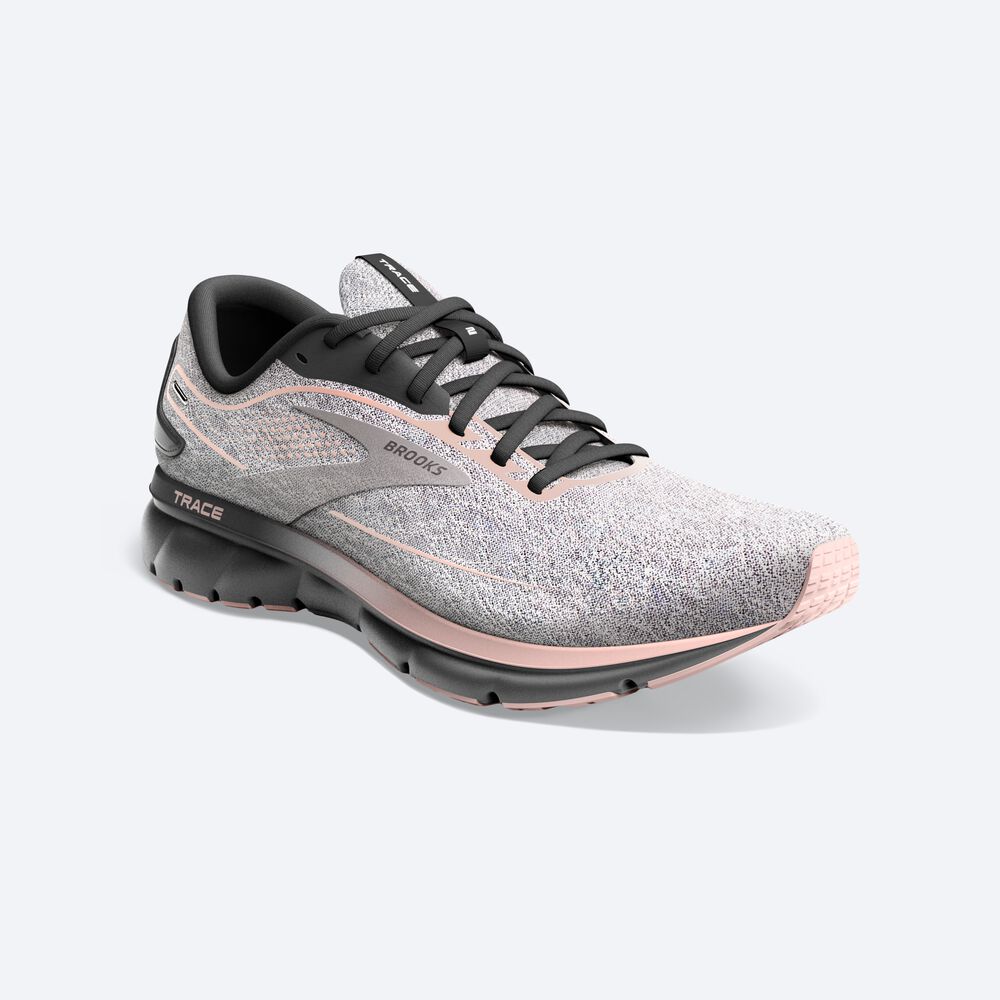 Zapatillas Running Brooks Trace 2 Mujer Gris/Negras | CR79538