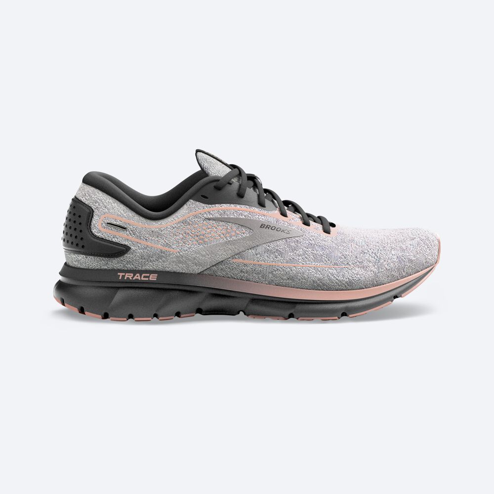 Zapatillas Running Brooks Trace 2 Mujer Gris/Negras | CR79538