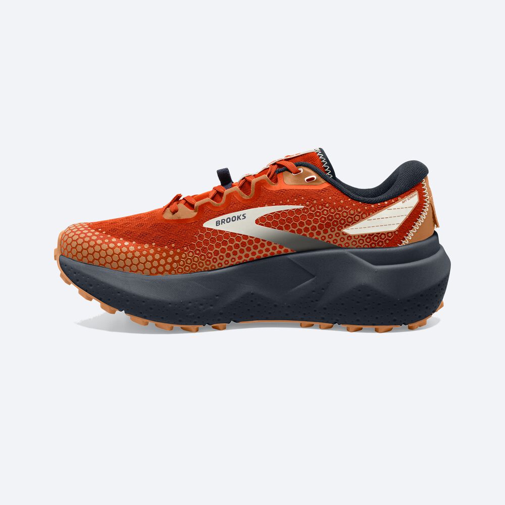 Zapatillas Trail Brooks Caldera 6 Hombre Naranjas/Azul Marino | CR62935