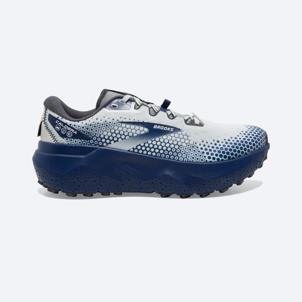 Zapatillas Trail Brooks Caldera 6 Hombre Gris/Azules | CR72435