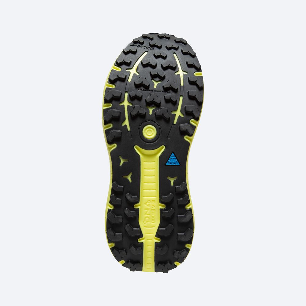 Zapatillas Trail Brooks Caldera 6 Hombre Negras/Rojas/Amarillo | CR79481