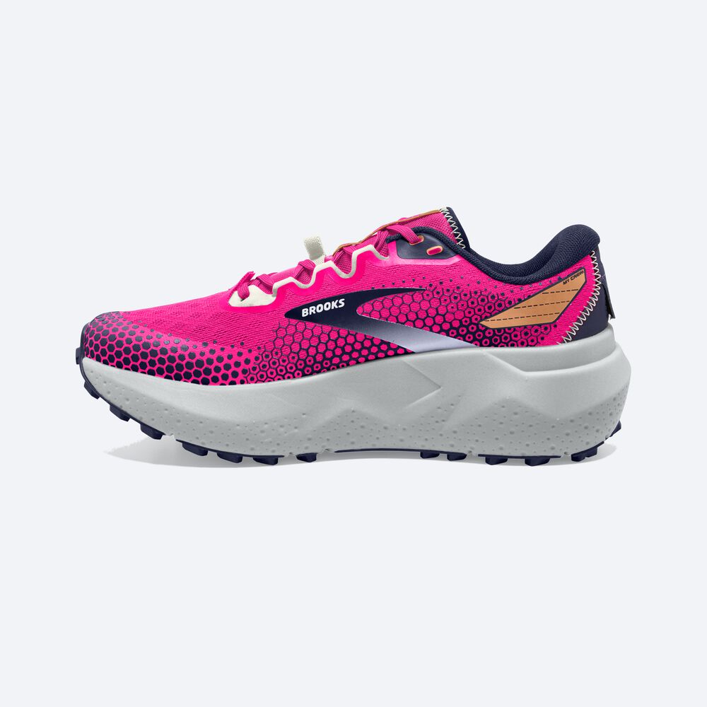 Zapatillas Trail Brooks Caldera 6 Mujer Rosas/Azul Marino | CR57361