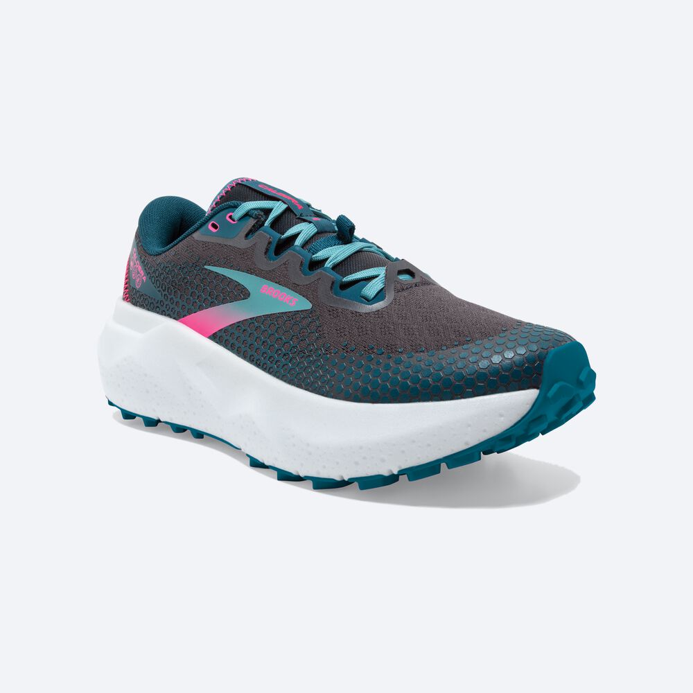 Zapatillas Trail Brooks Caldera 6 Mujer Azules Coral/Rosas | CR85103