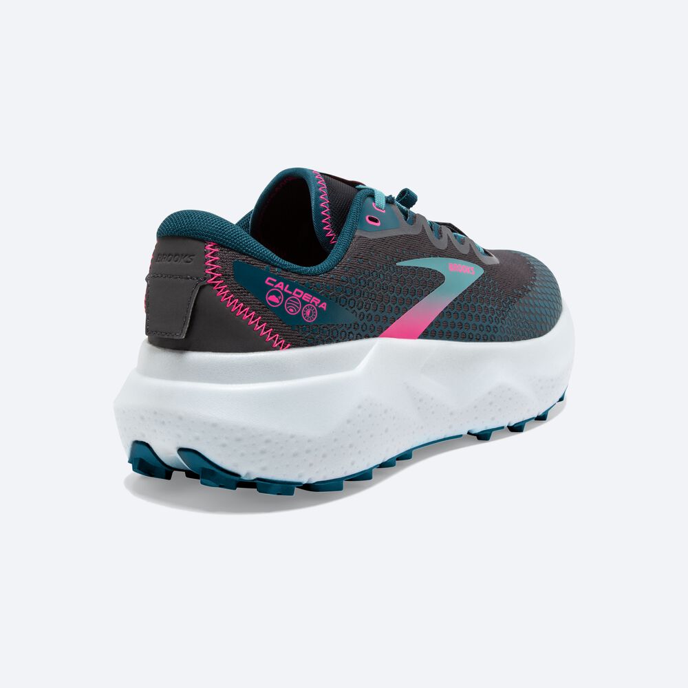 Zapatillas Trail Brooks Caldera 6 Mujer Azules Coral/Rosas | CR85103