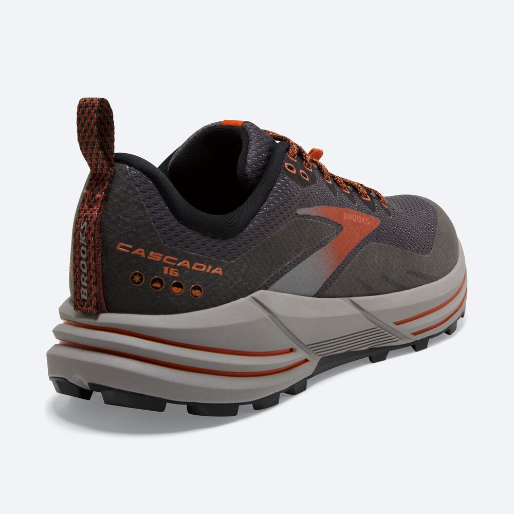 Zapatillas Trail Brooks Cascadia 16 GTX Hombre Negras | CR76341