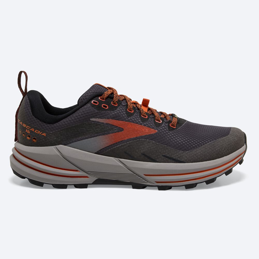 Zapatillas Trail Brooks Cascadia 16 GTX Hombre Negras | CR76341