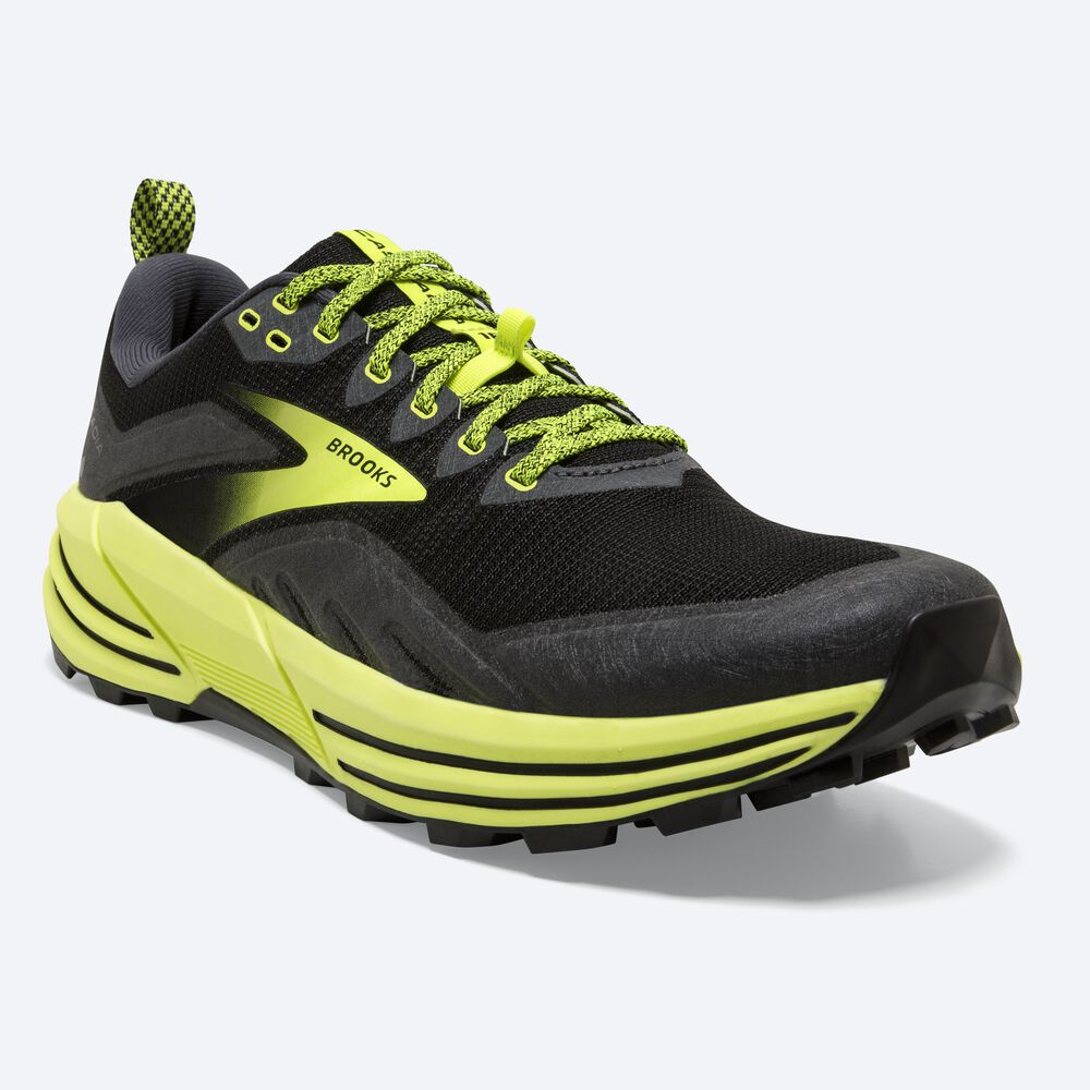 Zapatillas Trail Brooks Cascadia 16 Hombre Negras | CR83167