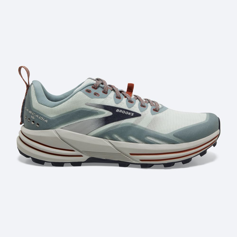 Zapatillas Trail Brooks Cascadia 16 Mujer Turquesa Claro | CR10598