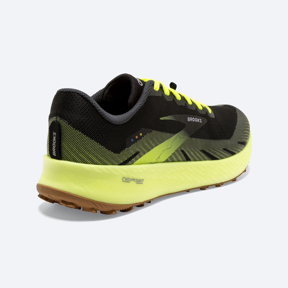 Zapatillas Trail Brooks Catamount Hombre Negras | CR05768