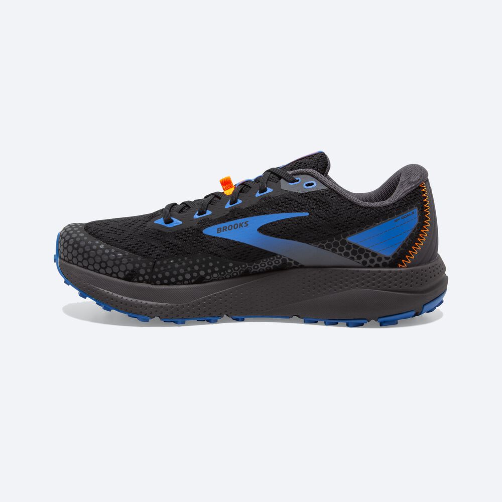 Zapatillas Trail Brooks Divide 3 Hombre Negras/Azules | CR14928