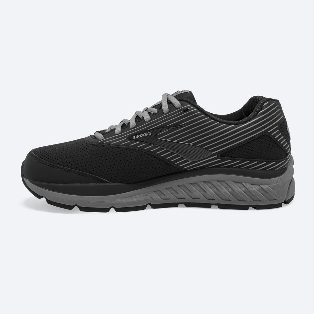 Zapatillas Trekking Brooks Addiction Walker Suede Hombre Negras | CR31452