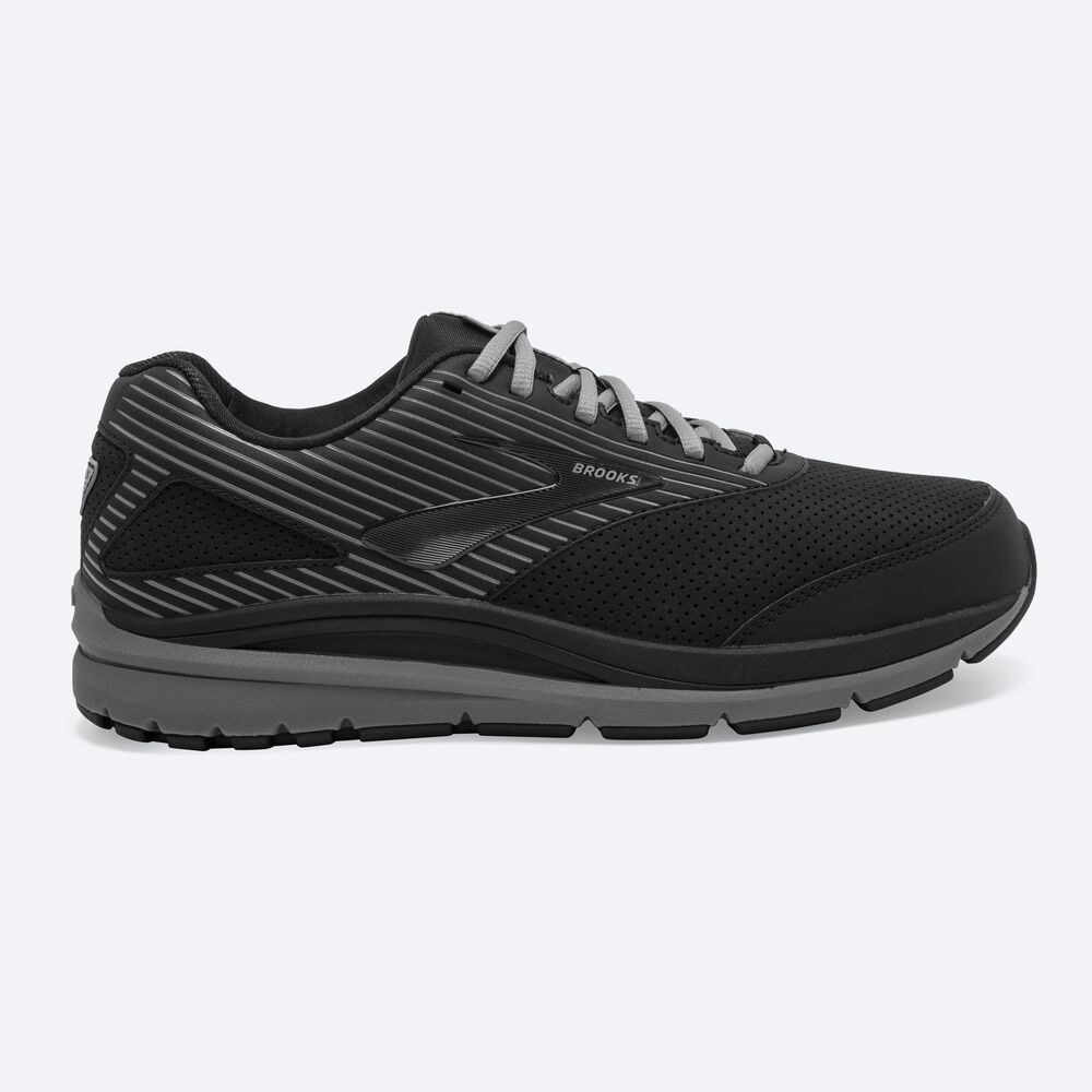 Zapatillas Trekking Brooks Addiction Walker Suede Hombre Negras | CR31452