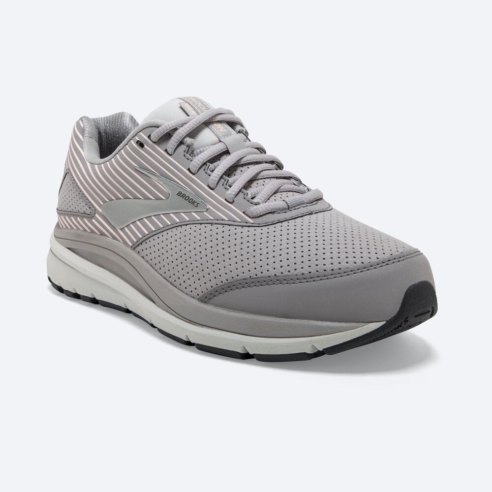 Zapatillas Trekking Brooks Addiction Walker Suede Mujer Gris | CR48623