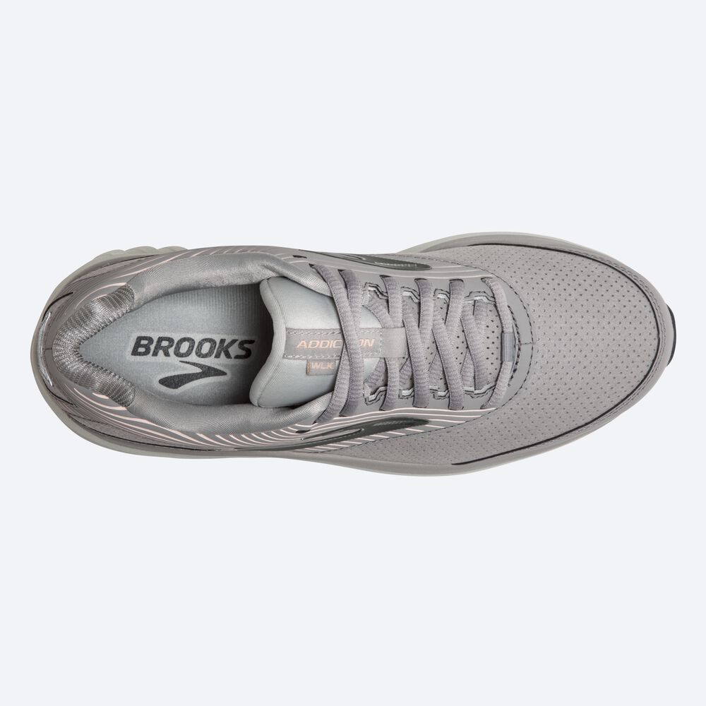 Zapatillas Trekking Brooks Addiction Walker Suede Mujer Gris | CR48623