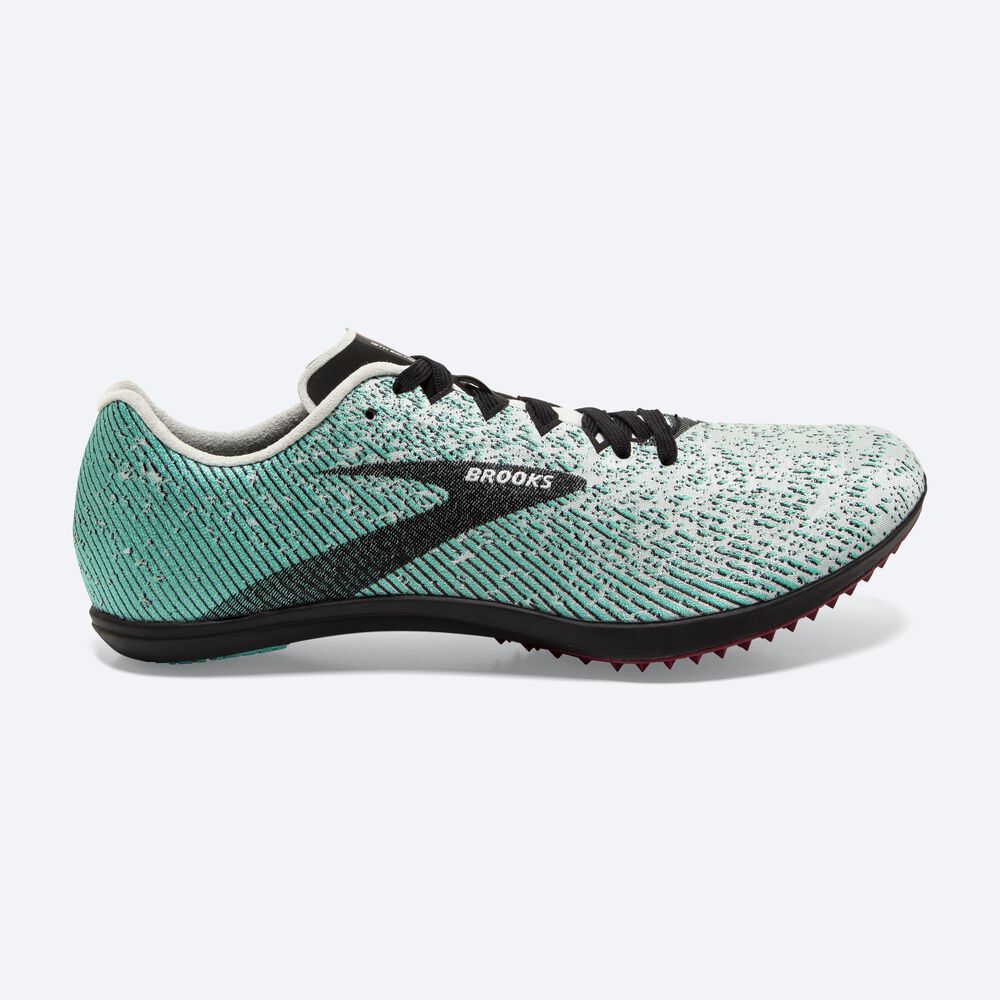 Zapatillas de Clavos Brooks Mach 19 Spikeless Mujer Gris/Negras | CR73425