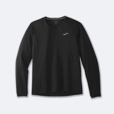 Camiseta Brooks Atmosphere Long Sleeve Hombre Negras | CR61402