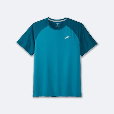 Camiseta Brooks Atmosphere Short Sleeve 2.0 Hombre Azules | CR39051